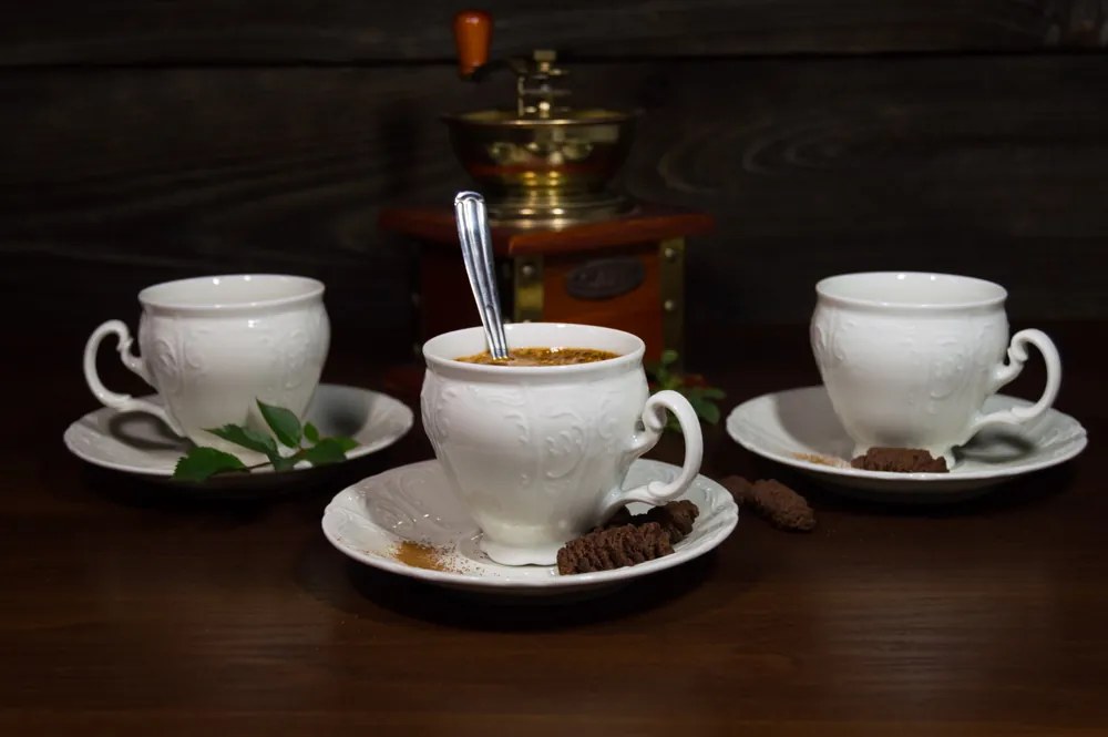 Thun obedová súprava  Bernadotte biela 26-dielná