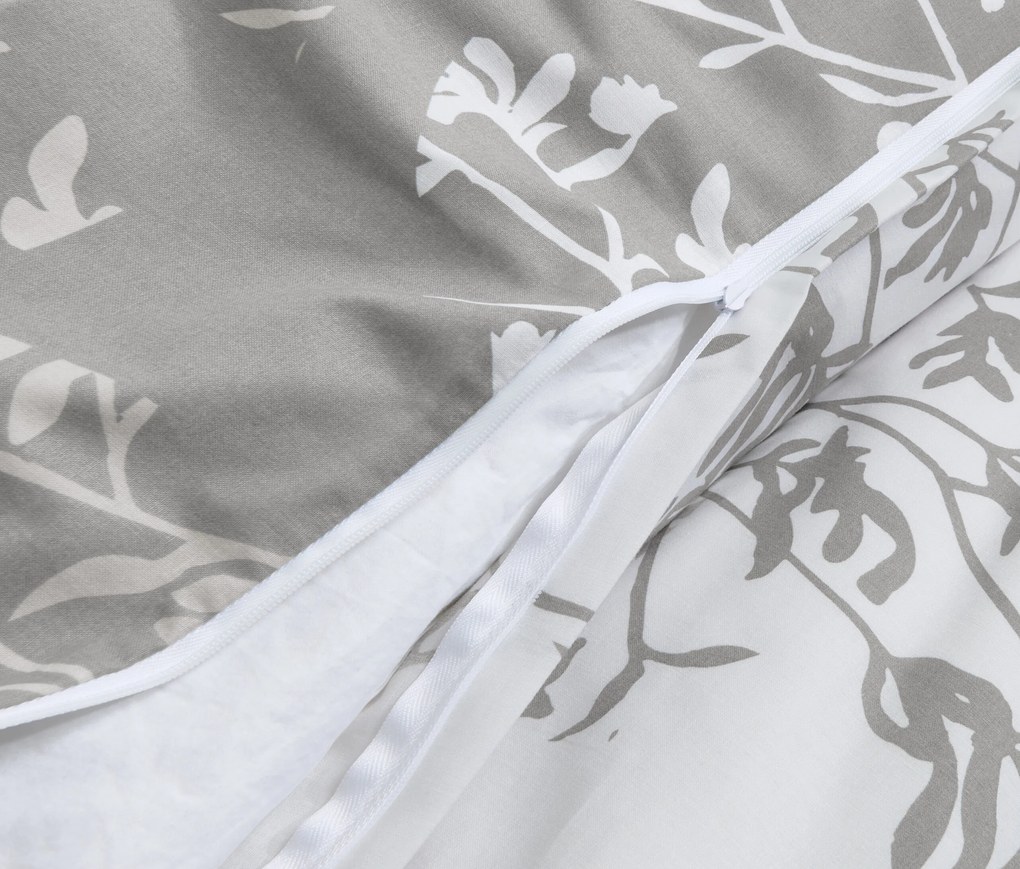 Posteľná bielizeň renforcé, sivá, nadmerná veľkosť