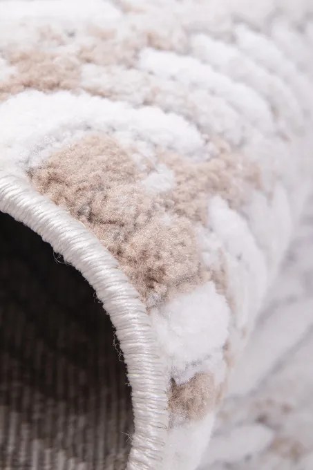 Koberec BUTIK 355 krémový / hnedý