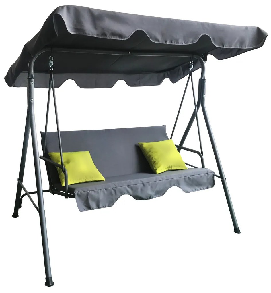 Záhradná hojdačka TRAPPIN A sivá