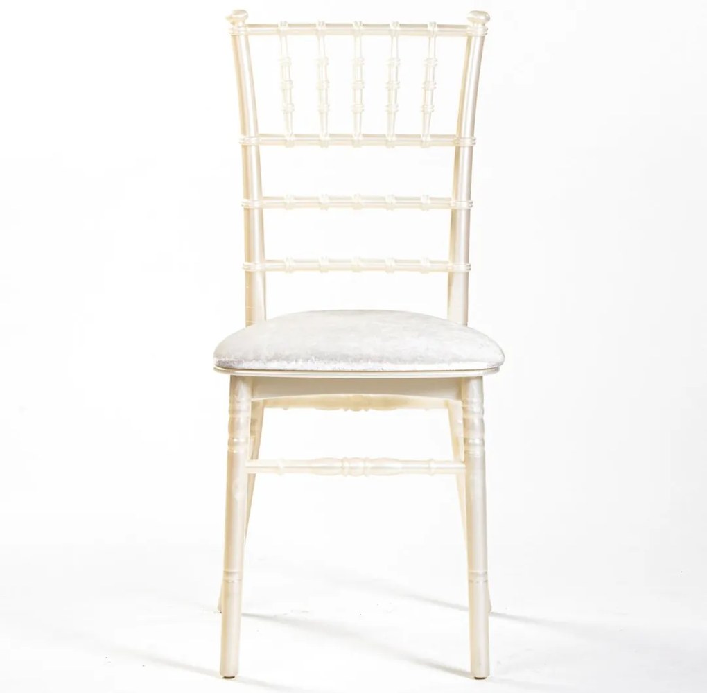 CHIAVARI PLASTIC PLASTOVÁ SVADOBNÁ STOLIČKA white