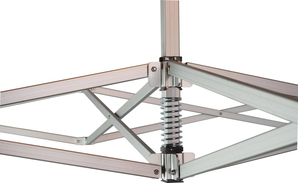 Rozkladací stan 4x4m - hliníkový hexagon profi, Modrá