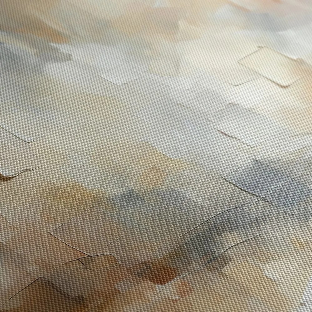 Obraz béžová abstraktná harmónia