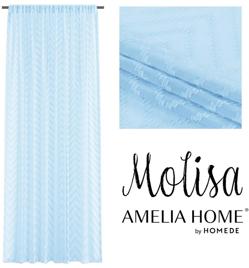 Záclona AmeliaHome Molisa III svetlo modrá