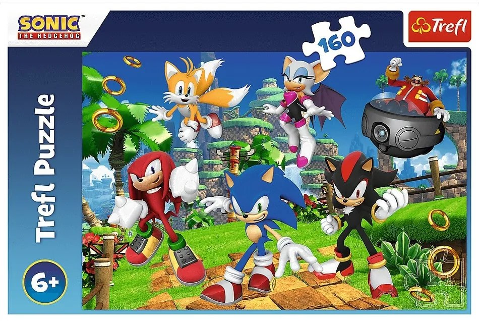 Trefl Puzzle Sonic a jeho priatelia, 160 dielikov