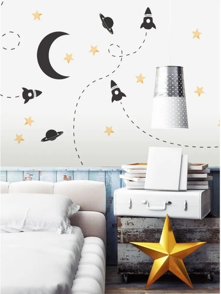 Samolepka do detskej izby sada vesmír
