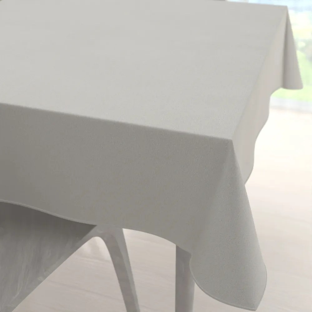 Biante Veľký dekoračný štvorcový obrus BKU-101 Svetlo sivý 270x270 cm