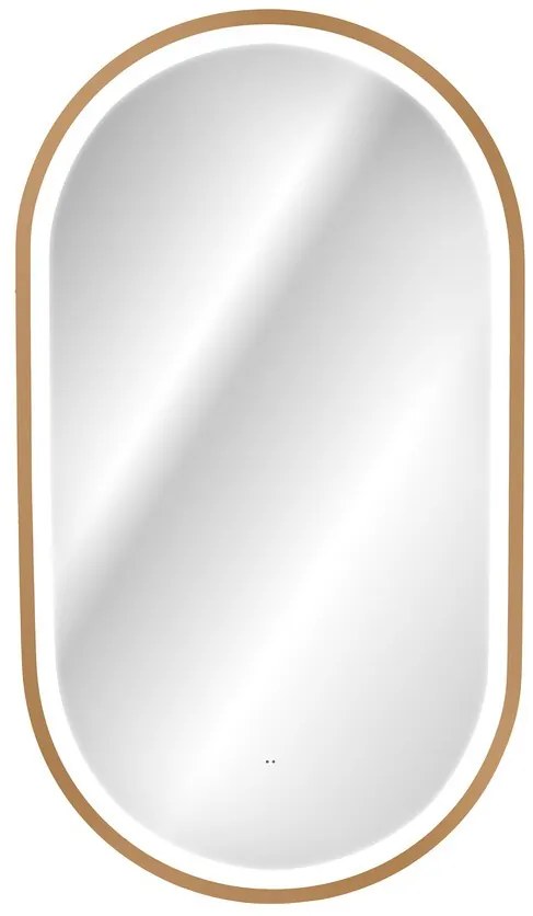 LED zrkadlo APOLLO 2 90x50 cm