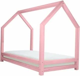 FUNNY detská posteľ Ružová 70x160 cm