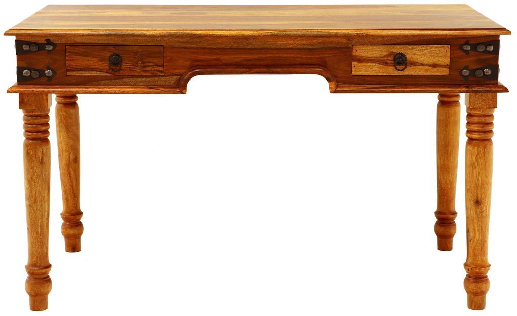 furniture-nabytek.cz - Písací stôl z masívneho dreva palisander 130x76x70