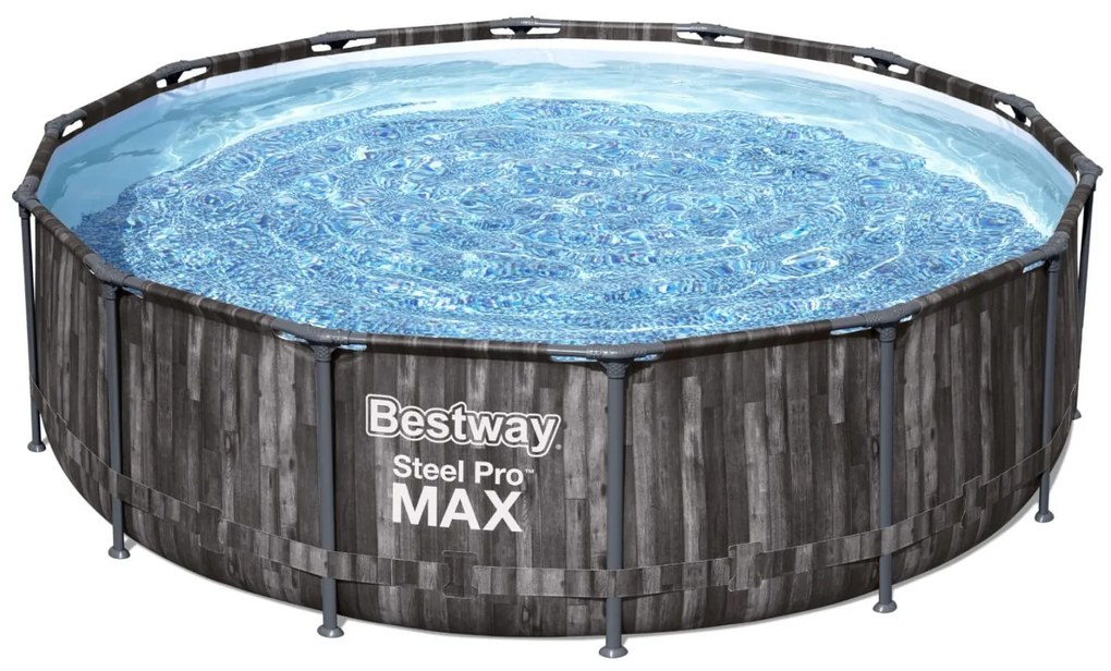 Bestway Rámový bazén STEEL PRO MAX BESTWAY 427''x107''- šedý