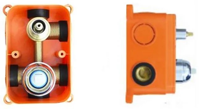 Mereo, Sprchová podomietková batéria s trojcestným prepínačom, Sonáta, Mbox, MER-CB60157A