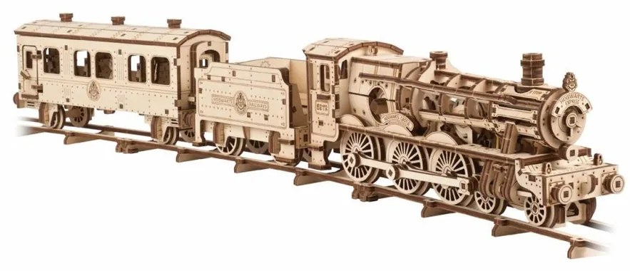 Ugears 3D drevené mechanické puzzle Harry Potter Rokfortský expres