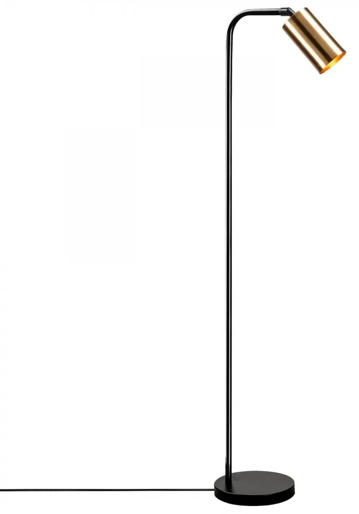 Stojacia lampa Emek 120 cm čierno-zlatá