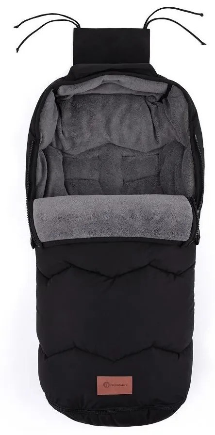 PETITE&MARS - Detský fusak 4v1 WARMY čierna