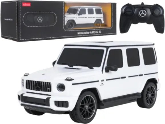 Model auta Mercedes-AMG G63 1:24 RASTAR na ovládanie biele