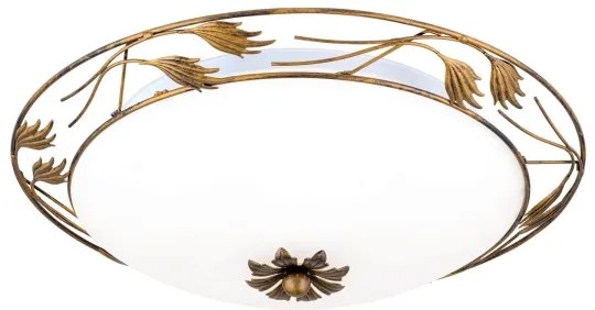 Orion DL 7-509/50 - Stropné svietidlo FLEUR 3xE27/60W/230V pr. 50 cm bronz