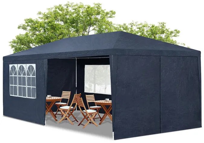 InternetovaZahrada Párty stan 3x6 m - modrá