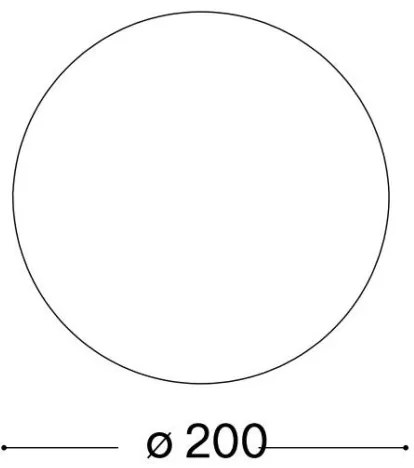 Ideal Lux - Náhradné sklo univerzálne MAPA E27, priemer 20 cm, biele