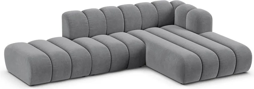 Svetlosivá rohová pohovka (pravý roh) Lupine – Micadoni Home