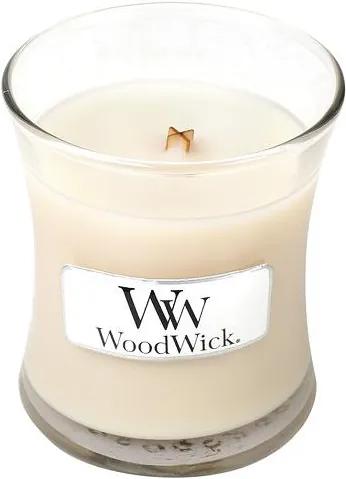 Sviečka oválna váza WoodWick Vanilka, 85 g