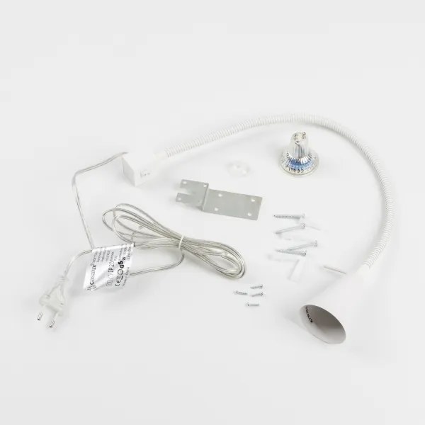 LED lampa s klipom 1xGU10/4,7W/230V biela
