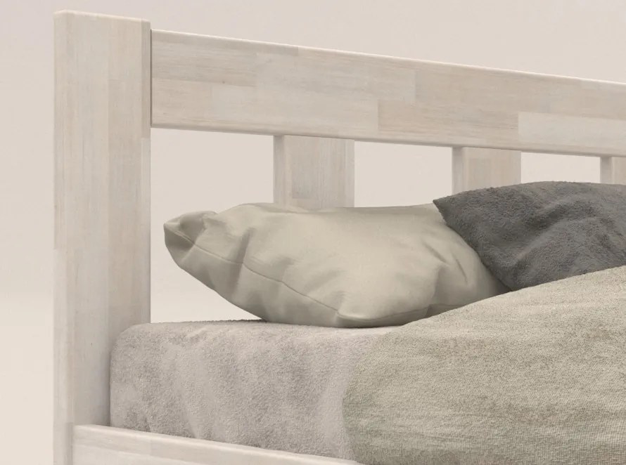 Manželská posteľ Tema 180x200 cm, bielený buk