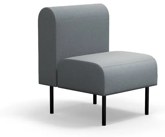 Modulárna pohovka VARIETY, 1 miestna, látka Pod CS, striebornošedá