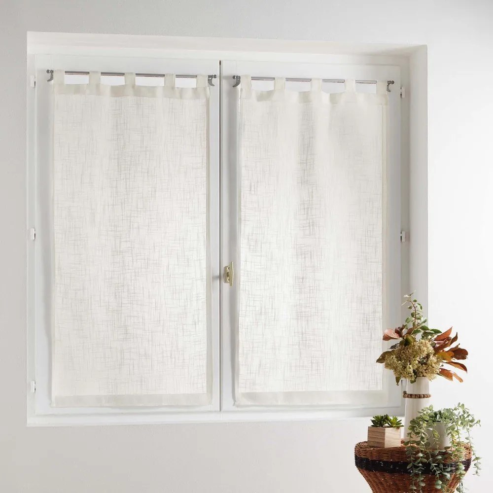 Krémové záclony v súprave 2 ks 60x90 cm Haltona – douceur d'intérieur