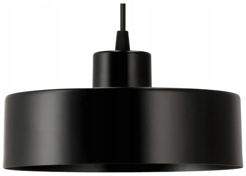 BERGE Tienidlo na luster, stredný hrnček, šírka 20 cm, ČIERNA