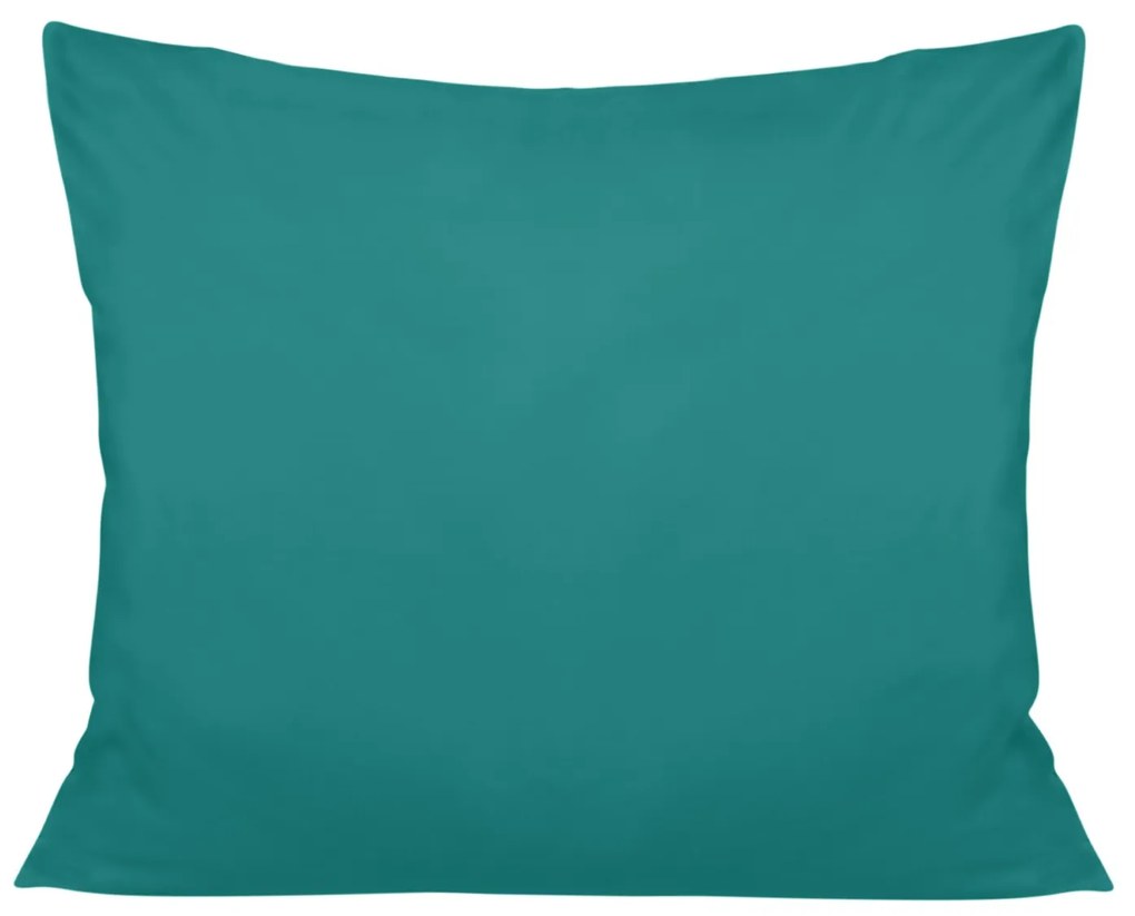 SATÉNOVÁ OBLIEČKA NA VANKÚŠ SATYNLOVE 50X60 CM TMAVOTYRKYSOVÁ