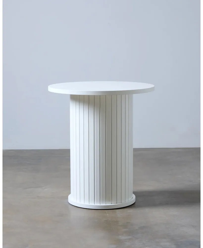 Okrúhly odkladací stolík Nola – Unique Furniture