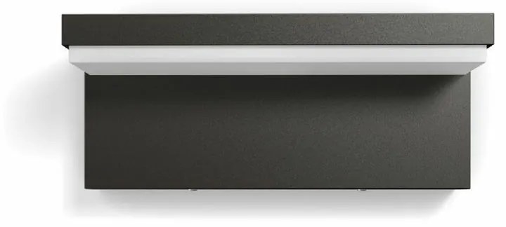 Philips Bustan UltraEfficient vonkajšie nástenné LED svietidlo 3,8 W 4000K, antracit