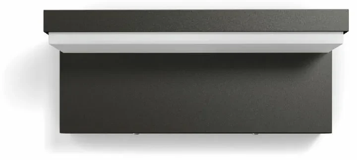 Philips Bustan UltraEfficient vonkajšie nástenné LED svietidlo 3,8 W 4000K, antracit