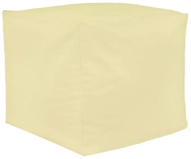 Taburetka Krémová ekokoža