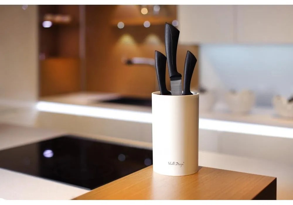 Biely blok na nože Vialli Design Universal