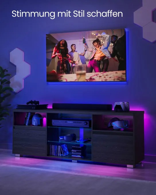 Stolík pod televízor s LED osvetlením LTV331T21