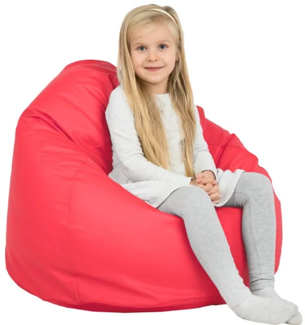 Sedací vak SAKO ružový ekokoža