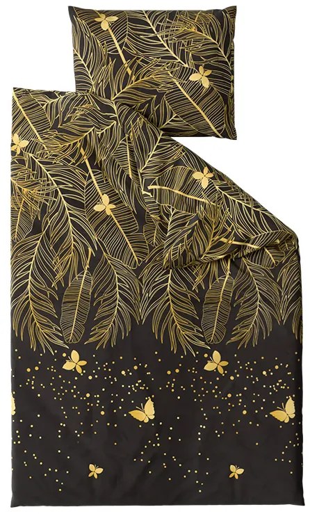 Obliečky z mikrovlákna VISATA čierne Rozmer obliečky: 70 x 80 cm | 140 x 200 cm