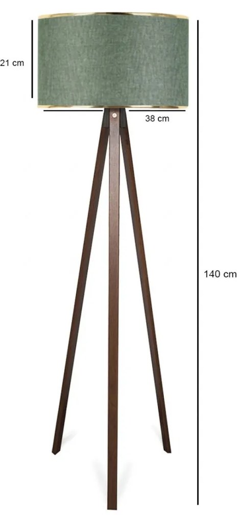 Stojacia lampa AYD XI 140 cm khaki