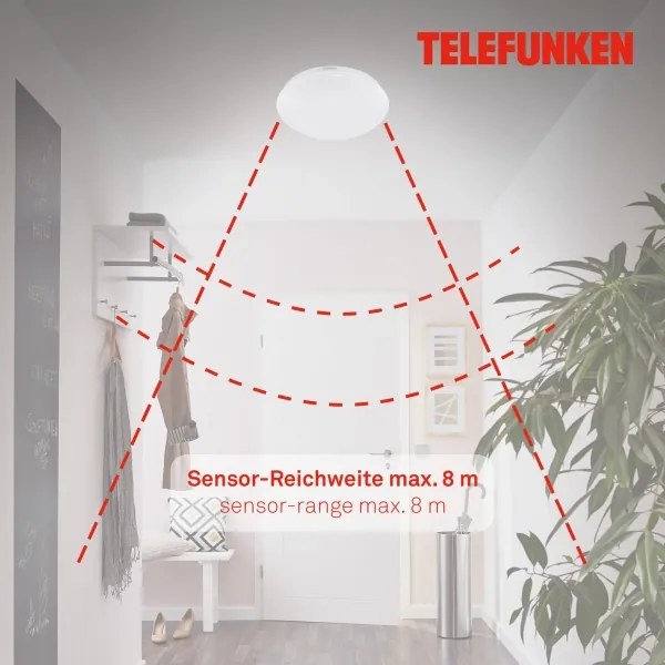 Telefunken 601206TF - LED Kúpeľňové stropné svietidlo LED/15W/230V pr. 28 cm