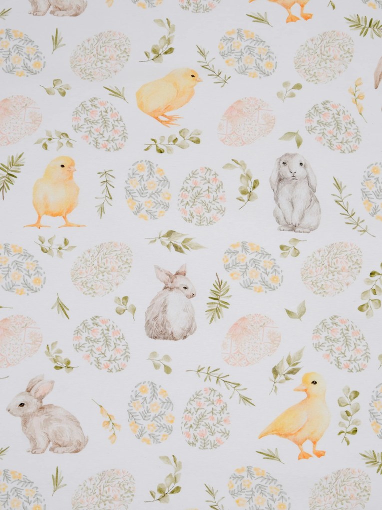 Veľkonočný hranatý obrus 120 x 120 cm - Kúzlo jari