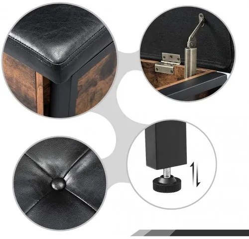 Botník na topánky VASAGLE LSB47BX