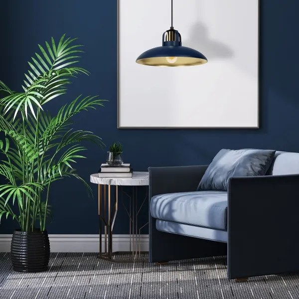 Brilagi - LED Luster na lanku FLAMENGO 1xE27/60W/230V modrá