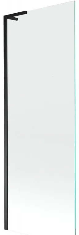 Mexen Next L, 1-krídlová vaňová zástena 70 x 150 cm, 6mm číre sklo, čierny profil, 895-070-000-03-00-70