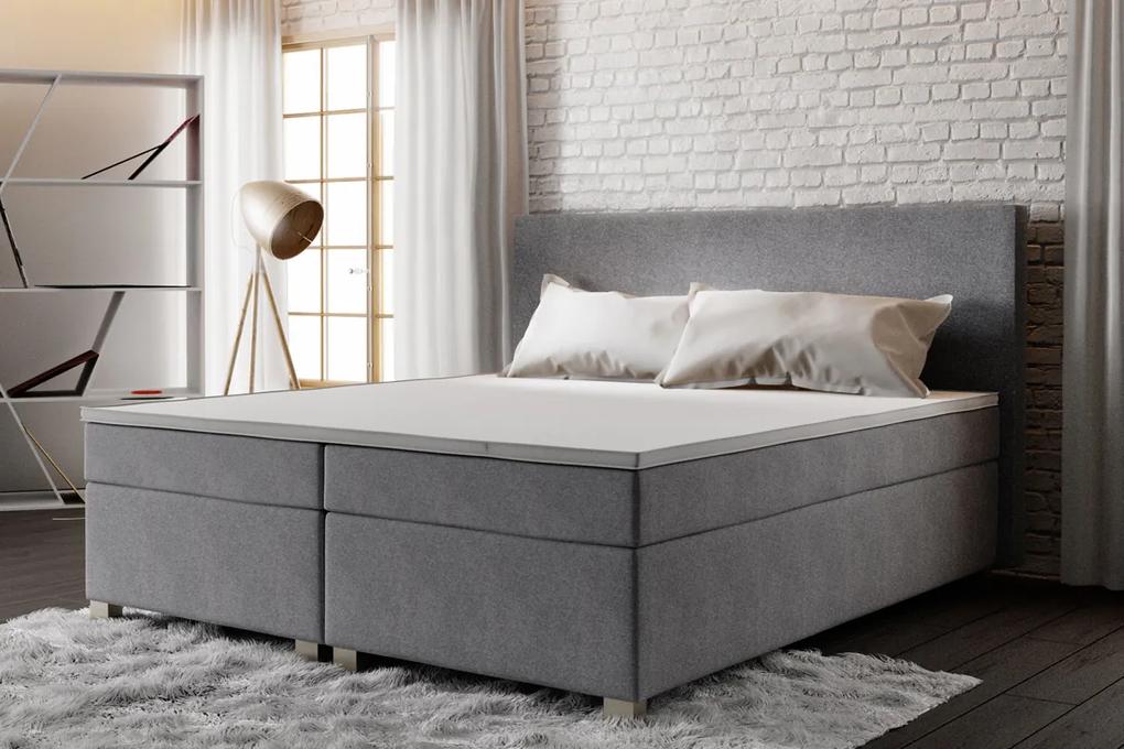 Najlacnejsinabytok SIMPLE čalúnená manželská posteľ 160 x 200 cm, COSMIC 160