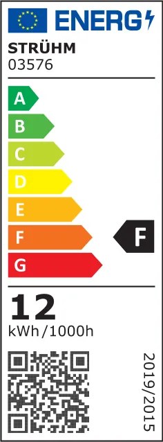 STRÜHM Kúpeľňové svietidlo nad zrkadlo MARTA LED 12W CHROME Neutral White (kanarya) 3576