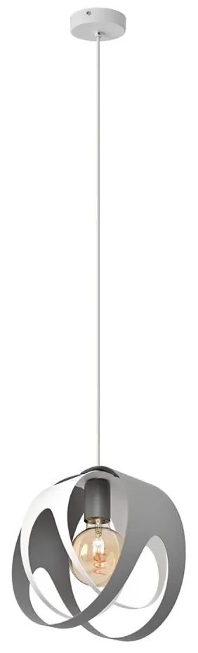 Luster na lanku MOONLIGHT 1xE27/15W/230V šedá