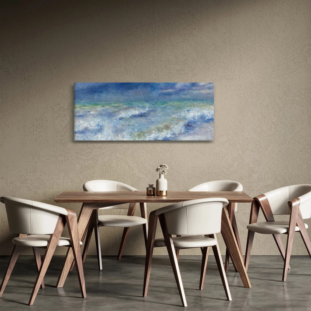Obraz - Pierre-Auguste Renoir, Seascape, reprodukcia (120x50 cm)