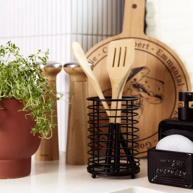 Odkvapkávač na príbory DUNCAN čierny ALL 970119